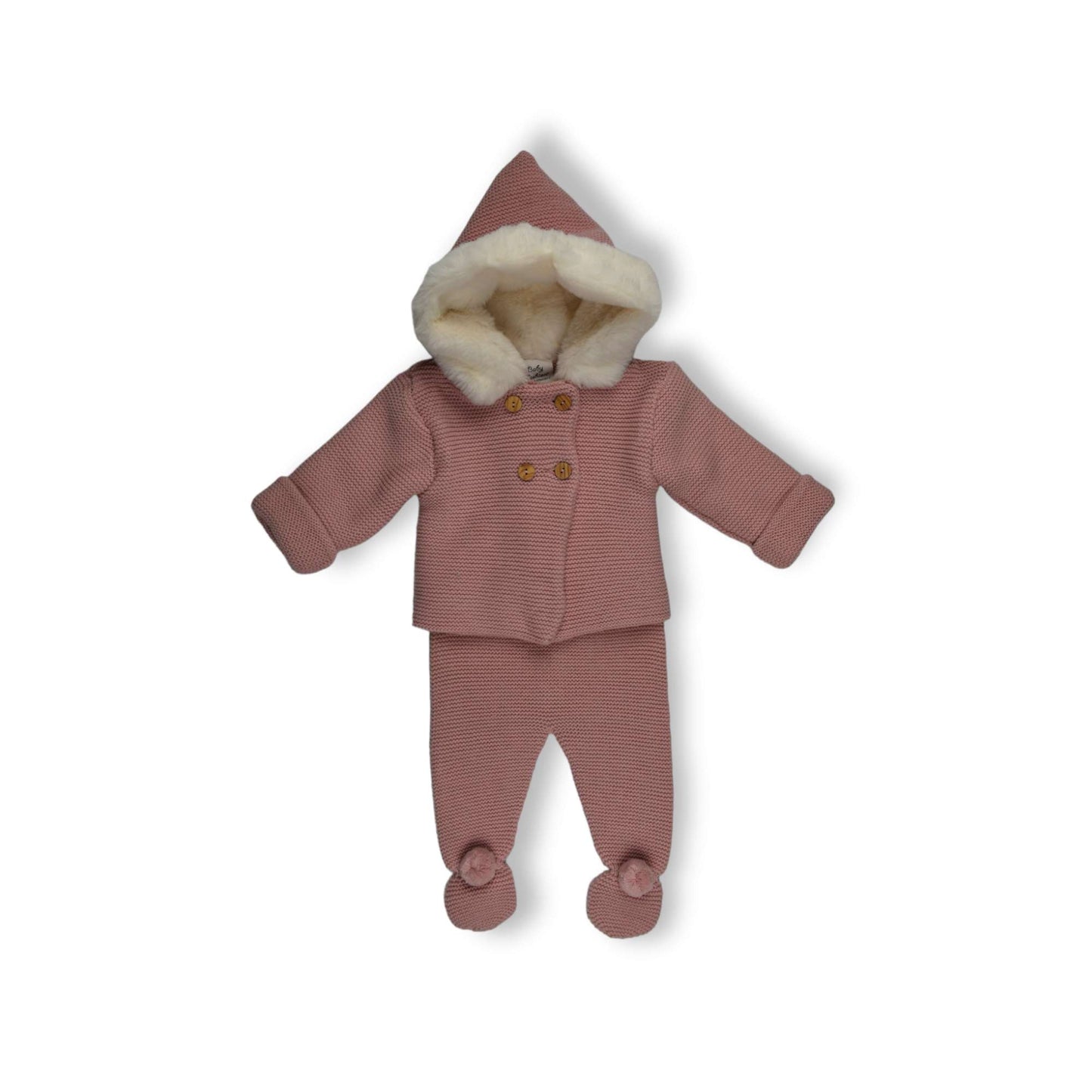 Conjunto bebe doblepunto de invierno