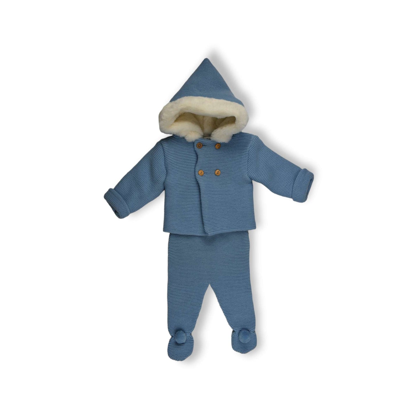 Conjunto bebe doblepunto de invierno