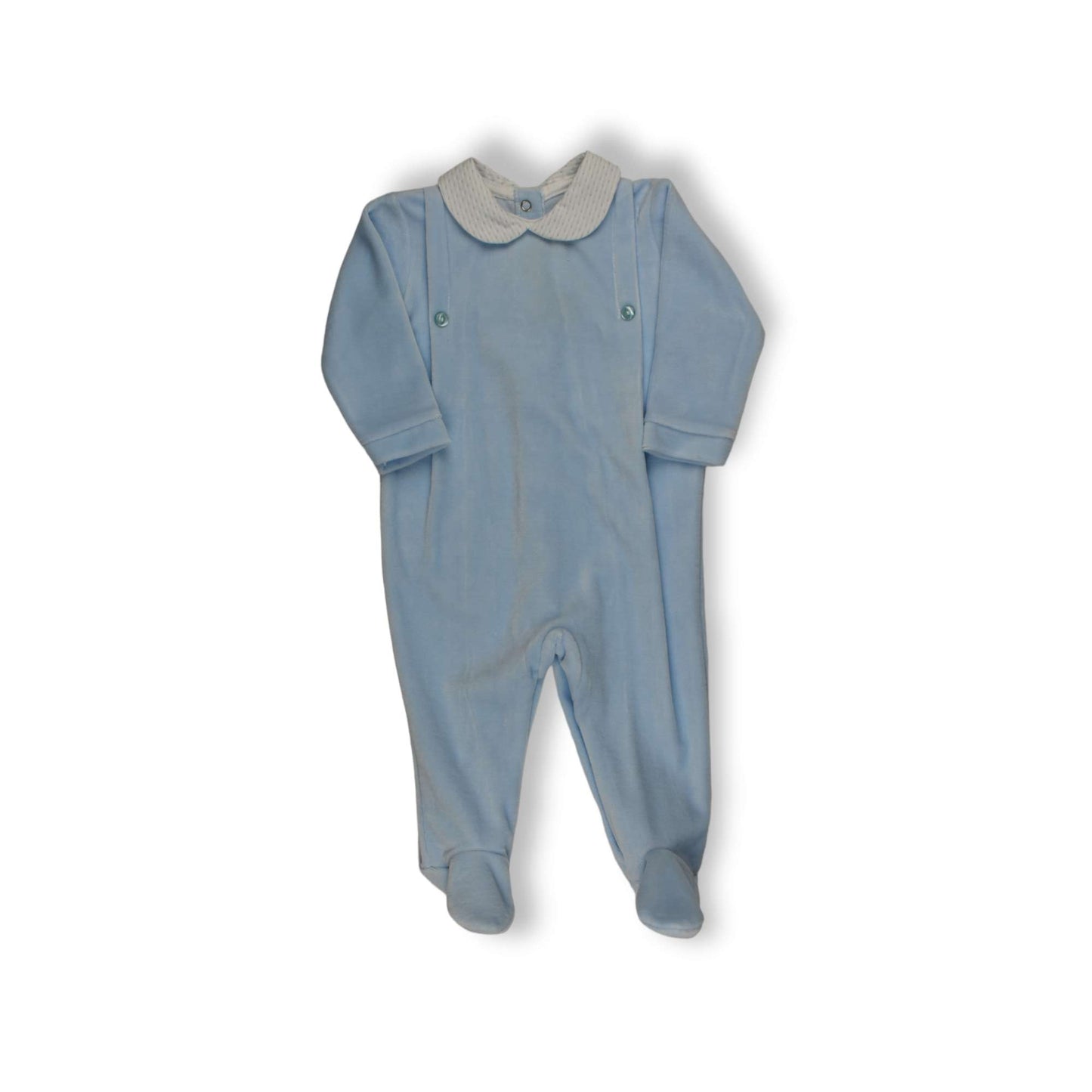 Pijama bebe invierno con cuello de pique