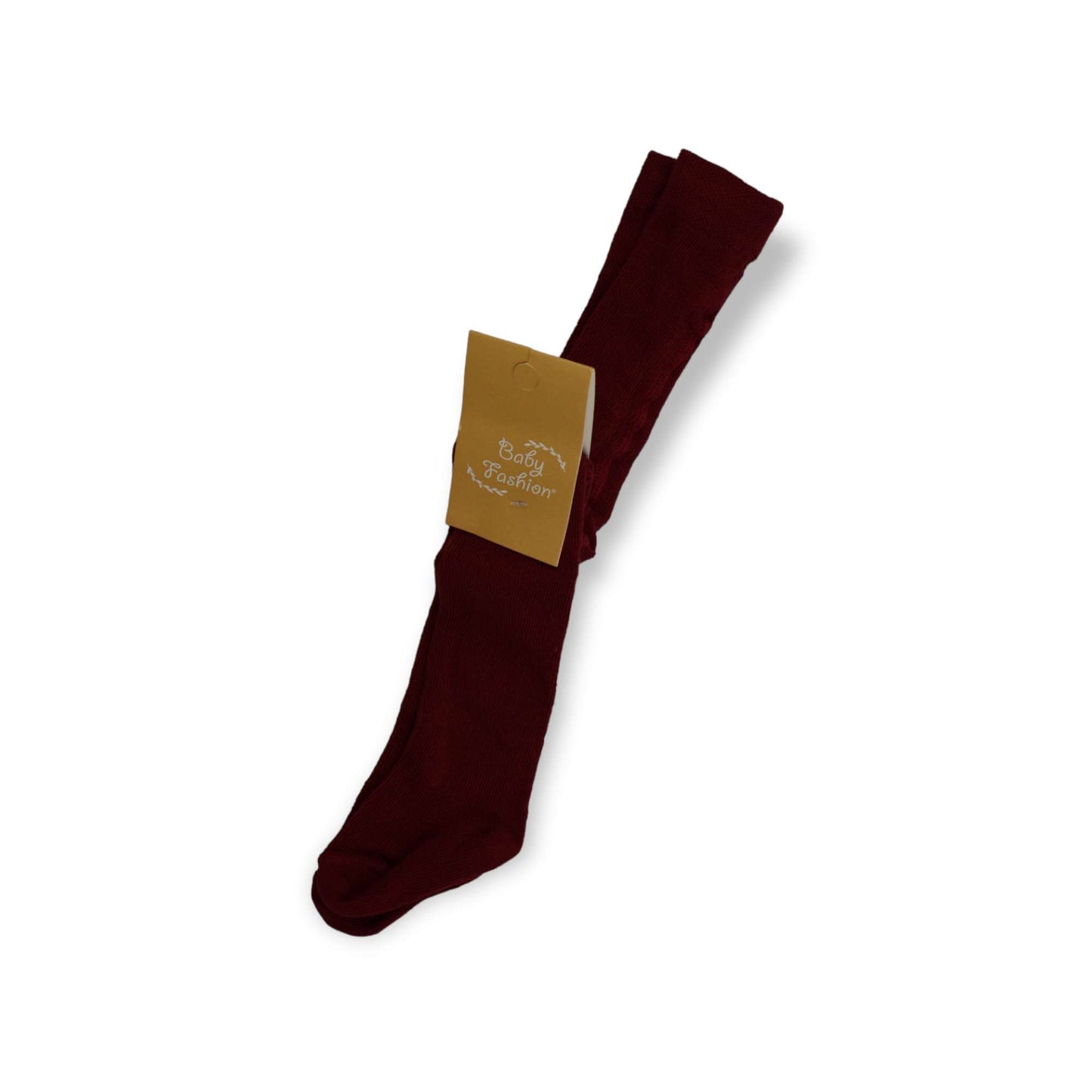 Medias bebe color granate