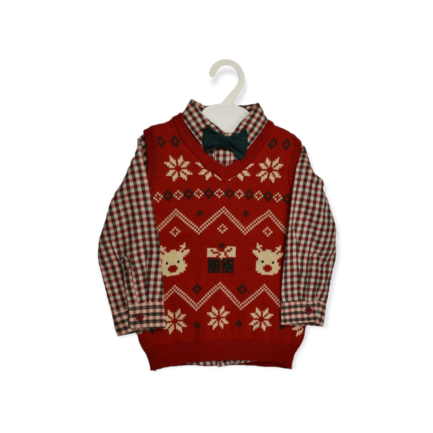 Camisa con chaleco Navidad